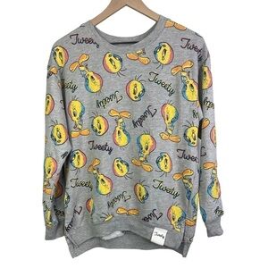 Looney Tunes Women’s Tweety Bird Lightweight Sweatshirt